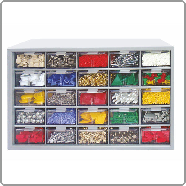 Component Organizer with 25 Drawers - small parts storage | Jewelry, Craft, Sewing Cabinets | ACO25