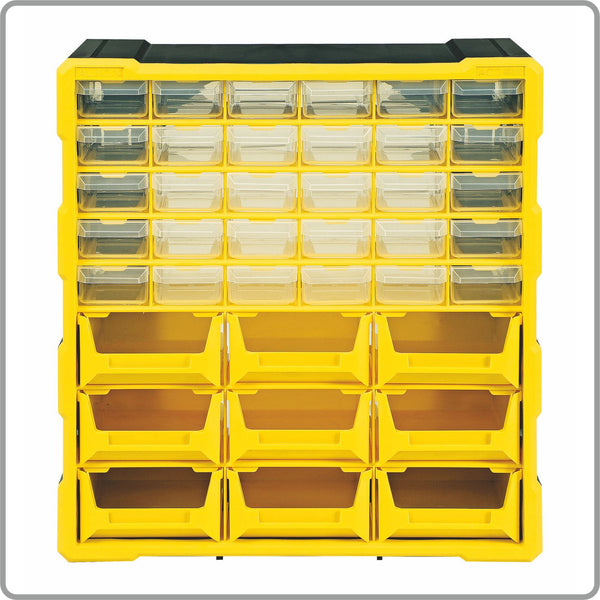 Component Organizer with 9 Bins and 30 Drawers- small parts storage | Jewelry, Craft, Sewing Cabinets | ACO9B30D